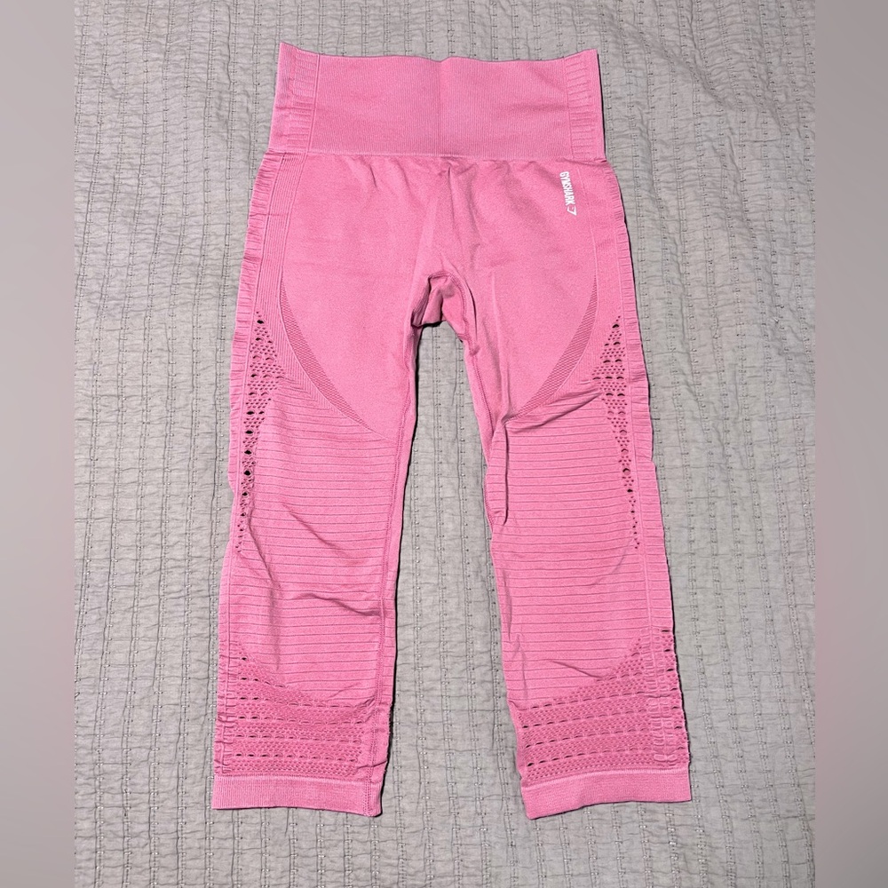 Gym Shark vital seamless cropped legging size medium